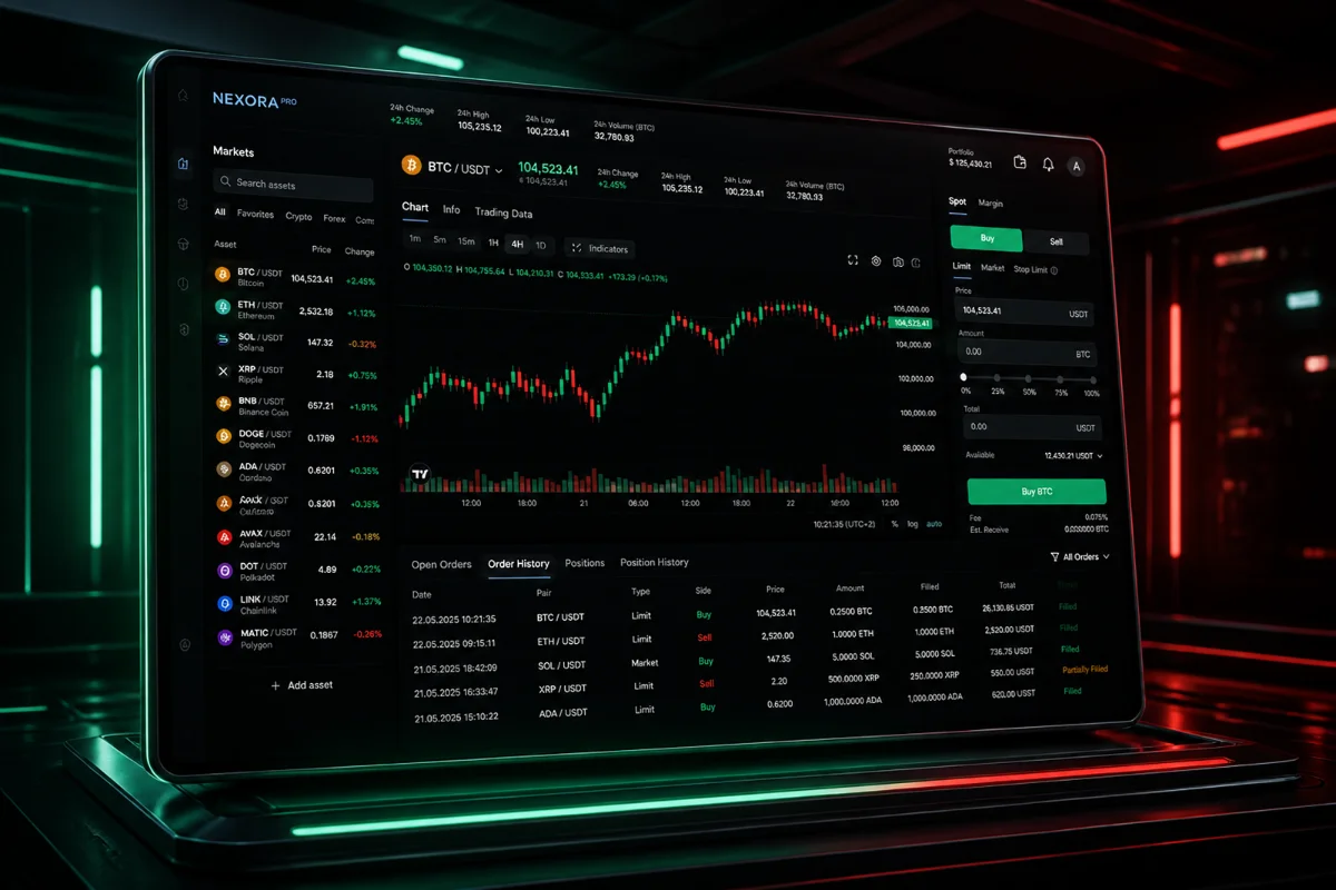 Trading engine dashboard